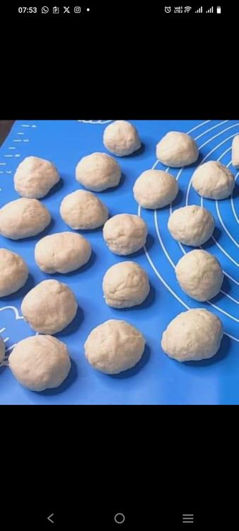 Step 3.1: Cut the dough into strips and place a spoonful of filling at one end