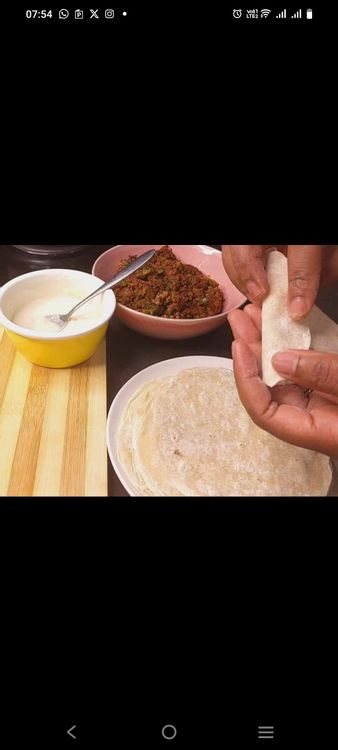 Step 3.1: Seal the edges with a little water