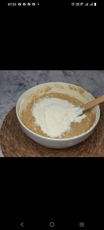Step 1.1: Gradually add the dry ingredients to the wet ingredients, mixing until just combined