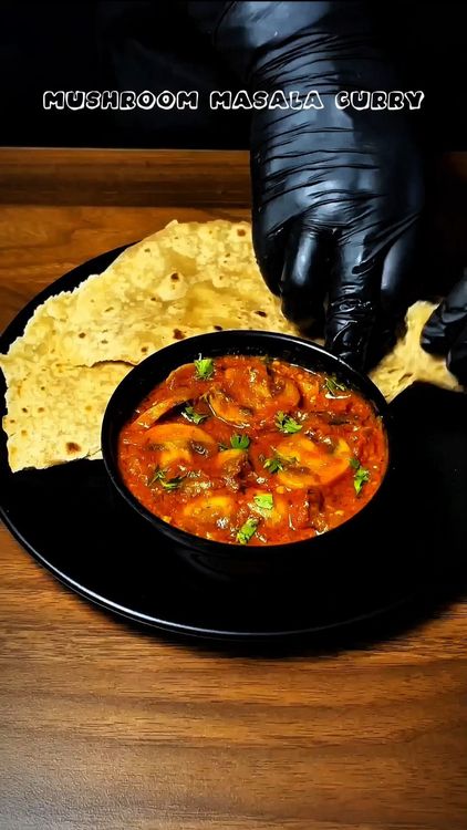 Mushroom Masala Curry recipe