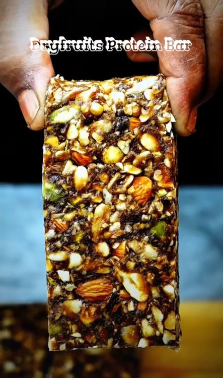Classic No-Bake Dry Fruit Protein Bars recipe
