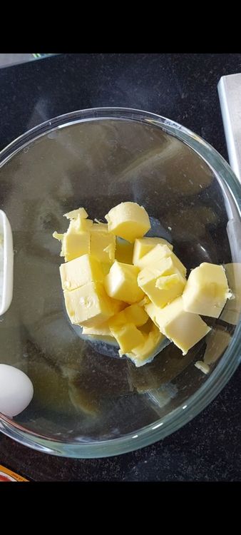 Step 1.1: In a bowl mix butter, sugar and lemon zest till creamy