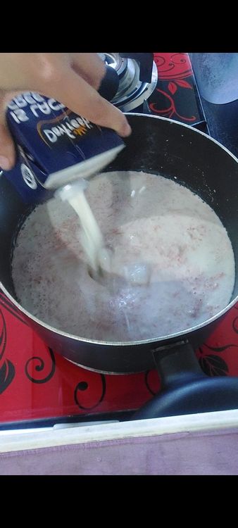 Step 1.1: Add remaining milk
