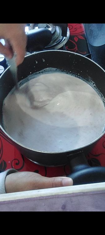 Step 1.1: Stir occasionally