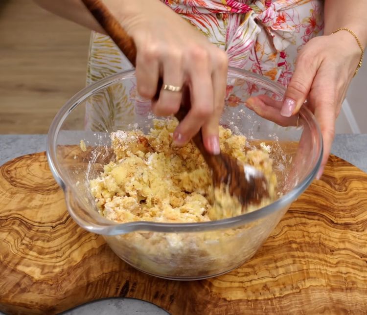 Step 3.1: Mix well to form a cohesive mixture