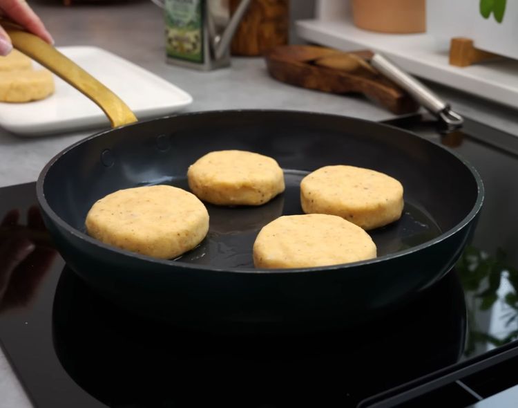 Step 4.1: Heat vegetable oil in a pan over medium heat