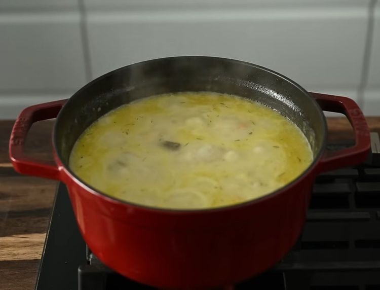 Step 1.1: Let the soup cook on low heat for another 5 minutes