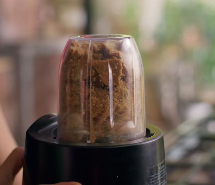 Step 5.1: Grind the cooled pieces into a fine powder using pulse mode