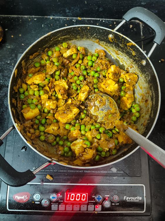 Matar Paneer recipe