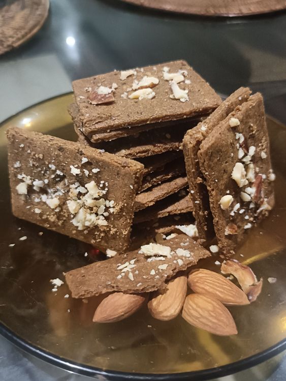Almond Snaps Made With Sorghum (Jowar) Flour, Almond Flour and Almond Butter recipe