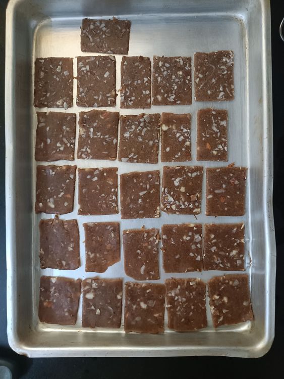 Step 1.1: Bake the cookies at 150°C for 18 minutes