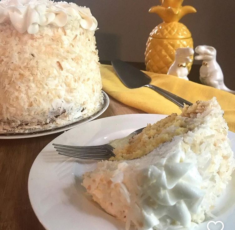 Pina Colada Sponge Cake recipe