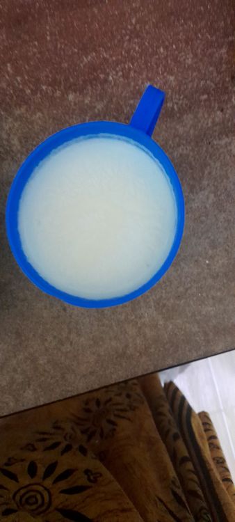 Step 1.2: Add a cup of pineapple,mango,milk and blend