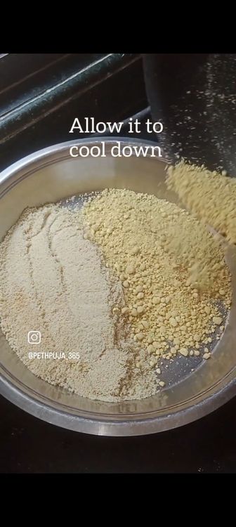 Step 1.1: Cool the ingredients and add 1 tsp Cardamom powder