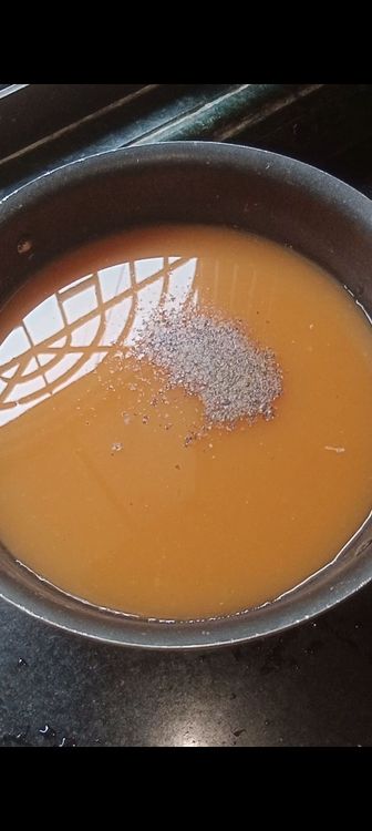 Step 1.2: Add crushed black pepper corns, salt to taste and give it a nice boil