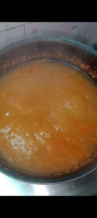 Step 1.3: Add crushed black pepper corns, salt to taste and give it a nice boil