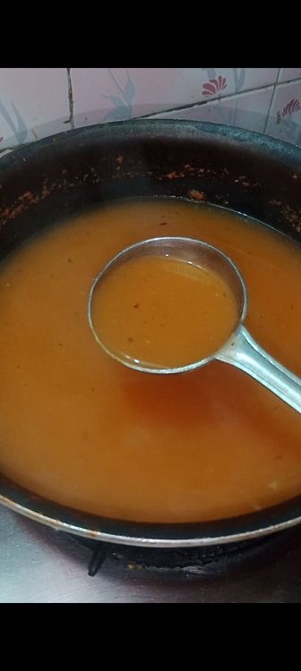 Step 1.1: Instant Red Pumpkin Soup is ready to serve