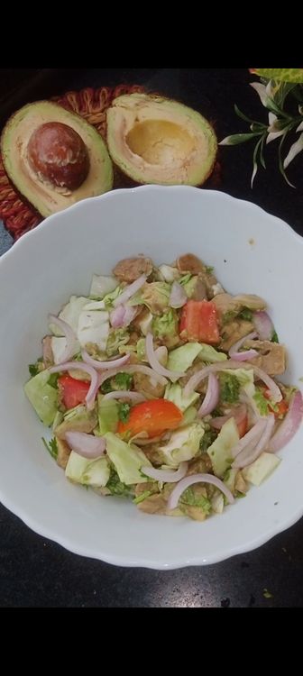 Step 1.1: Delicious classic Avocado Salad is ready to serve !!!