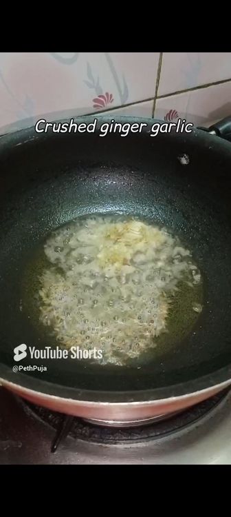 Step 1.2: Heat oil in a pan , crackle some cumin seeds