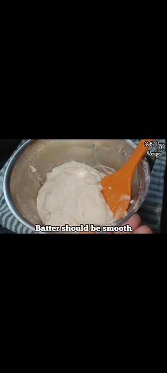Step 1.1: Batter should be fine and smooth
