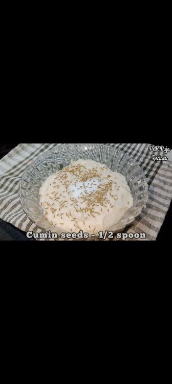 Step 1.1: Add cumin seeds and pinch of salt