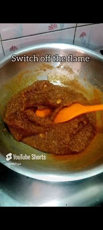 Step 1.3: Stir continuously till it leaves the bottom of the pan