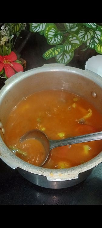 Step 1.3: Close the lid and pressure cook for 1-2 whistles on medium heat if using a traditional pressure cooker