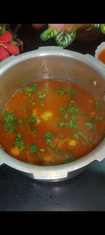 Step 1.4: Close the lid and pressure cook for 1-2 whistles on medium heat if using a traditional pressure cooker