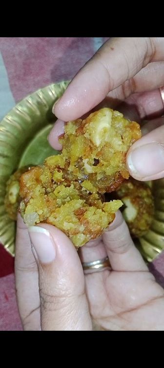 Step 3.2: Let the laddus cool down completely and solidify