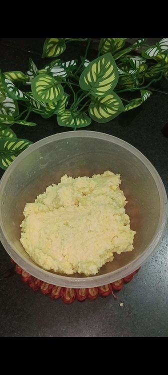Step 1.1: When not in use , you can store the batter without adding salt in an air tight container