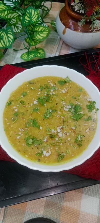 Step 1.1: Serve Chinch Gulachi Amti with chapati or hot rice