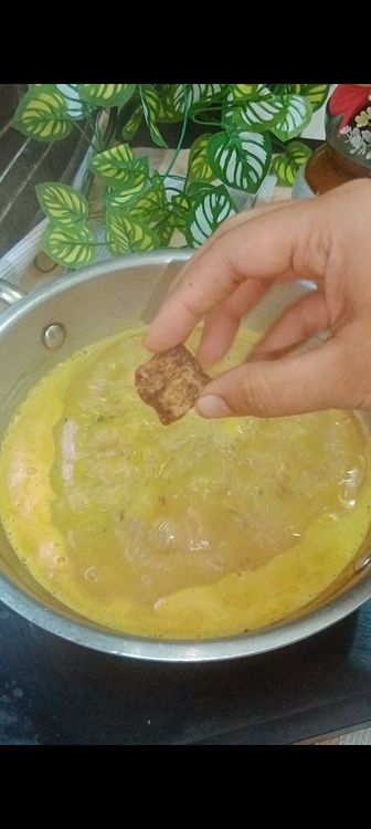 Step 1.1: Add jaggery, (adjust the sweetness to your preference)Mix in the chopped coriander leaves and grated coconut and let the mixture come to a boil