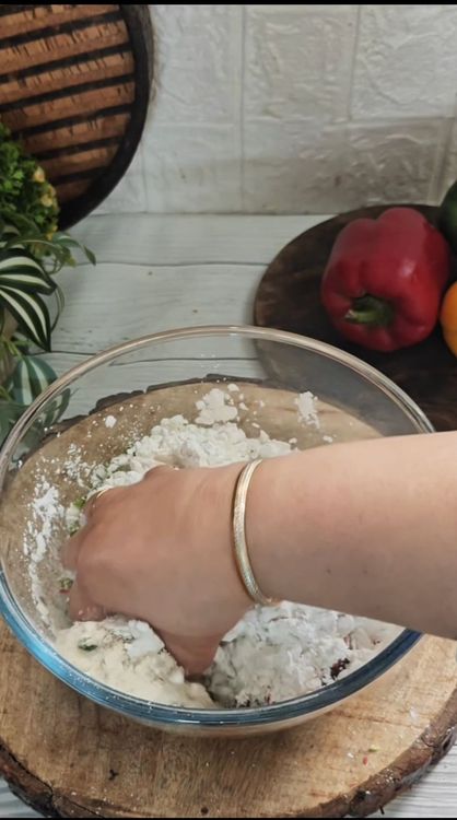 Step 1.1: Add salt, black pepper powder, soya sauce, cornflour, and poha powder
