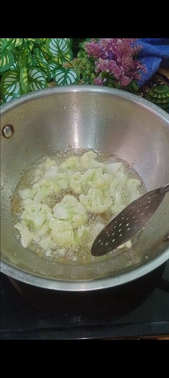Step 1.4: Take raw banana, potatoes, yam, sweet potato, cauliflower, carrots, and chop into medium size cubes