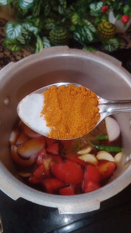 Step 1.3: For instant chana masala , soak chickpeas overnight