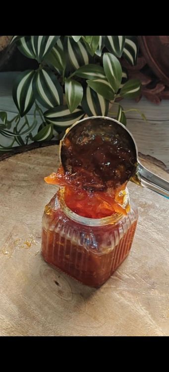 Step 1.1: Cool the marmalade and transfer it to the sterilized jar