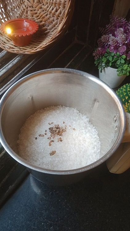 Step 1.1: In a mixie jar, add 1