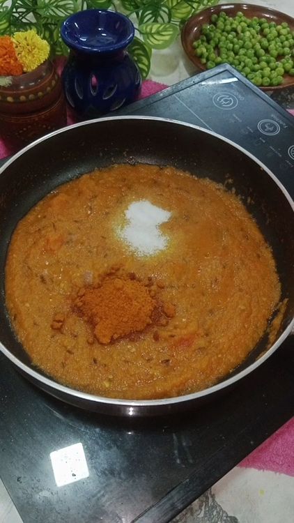 Step 1.2: Add suhana paneer tikka masala mix with salt