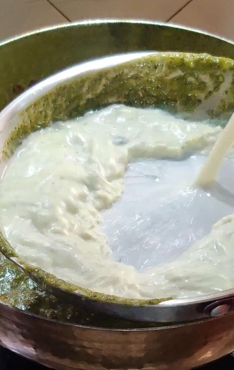 Step 3.1: Add milk and cook for three to four minutes