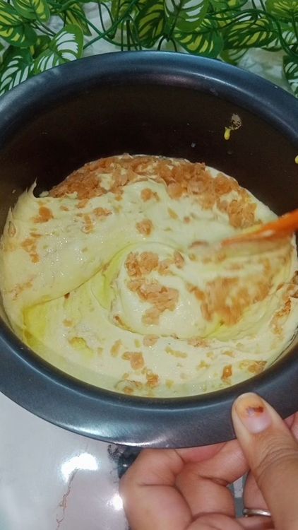 Step 1.2: Add 1 cup grated jaggery and mix well