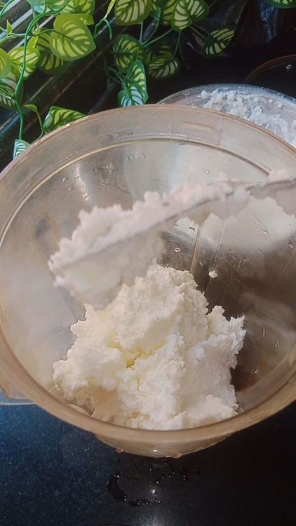Step 2.2: Refrigerate once the curd and cream is set for 2 hrs