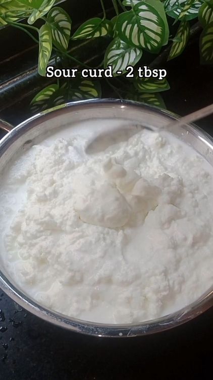 Step 1.1: Collect milk cream for 10-15 days in an air tight jar , freeze while collecting