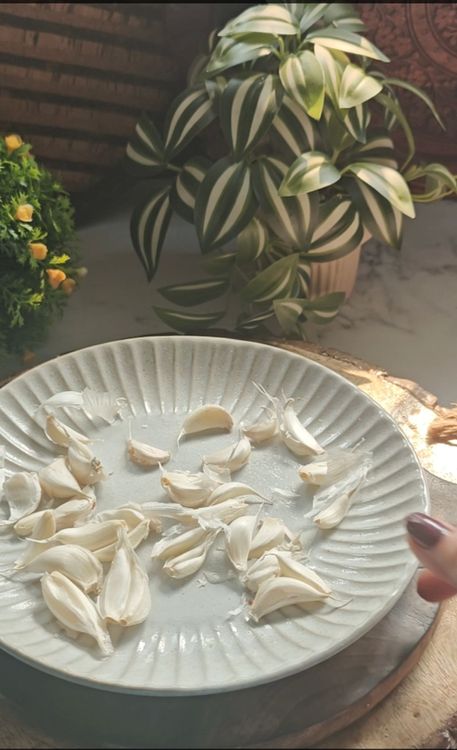 Step 1.1: Transfer the cloves into a bowl