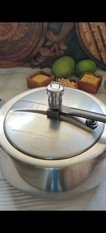 Step 1.1: Pressure cook until you hear 3 whistles