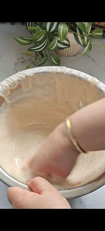 Step 1.3: Mix wheat flour, suji, sugar, and milk