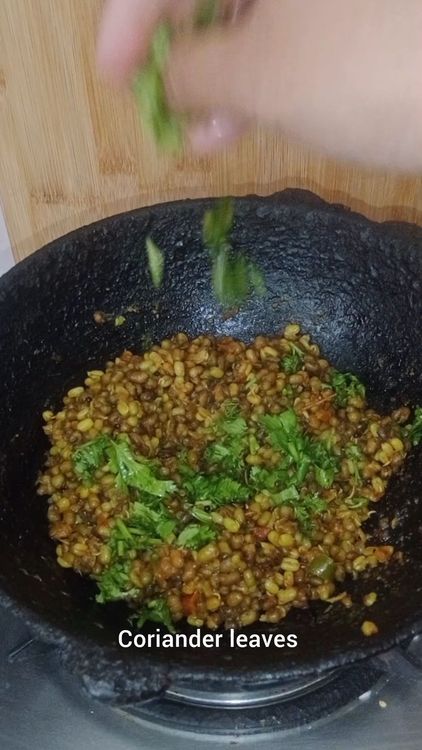 Step 1.1: Add the chopped tomatoes, red chilli powder, turmeric powder, asafoetida, salt to taste and pav bhaji masala