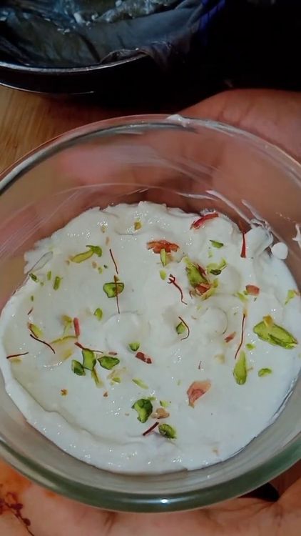 Step 2.1: Serve chilled as a dessert or with puri