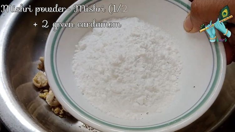 Step 1.2: Add a pinch of pink salt and powdered cardamom-infused sugar