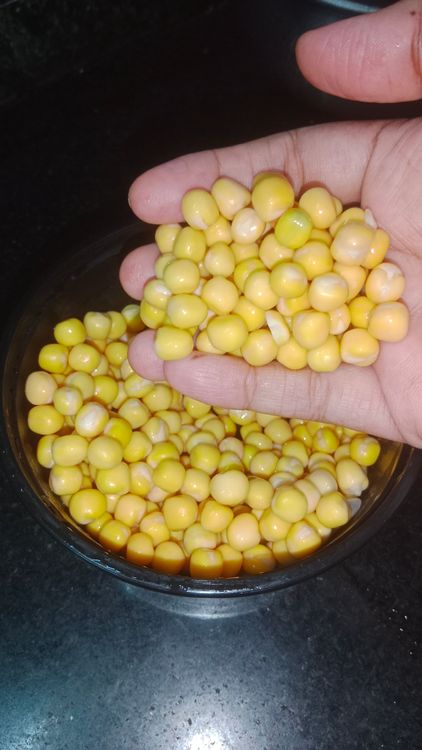 Step 1.1: Soak the white peas overnight in water