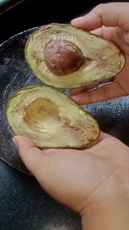 Step 1.1: Cut the avocado into half and remove the seed